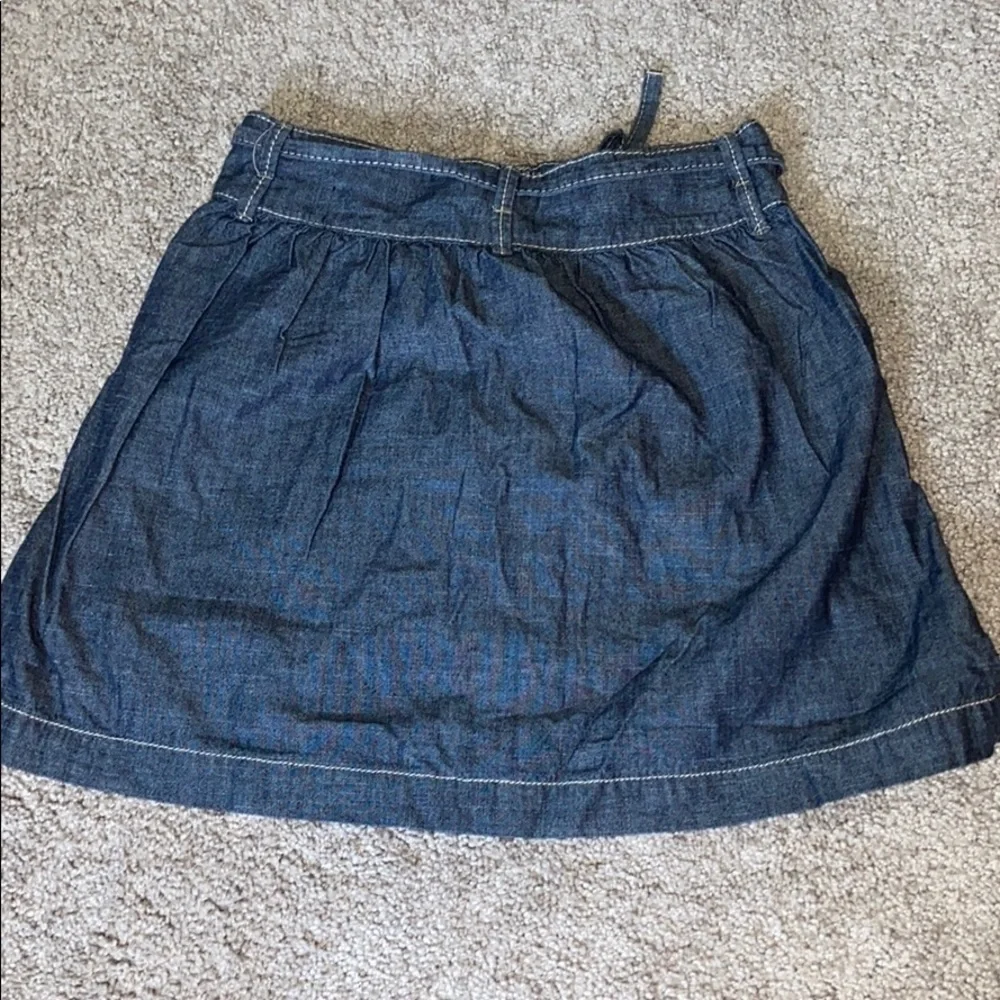NEW Gymboree 8 Jean skirt girls nwt button down